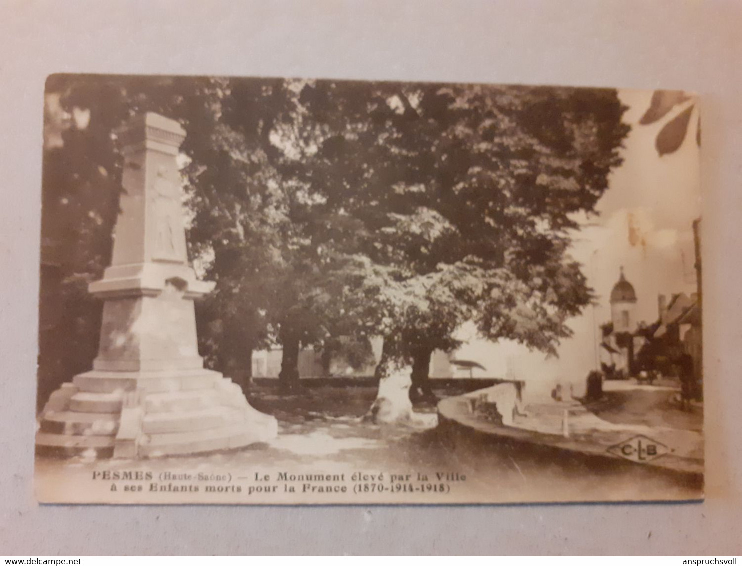 CPA - 70 - PESMES - Le Monument élevé Par La Ville à Ses Enfants Morts Pour La France - Pesmes