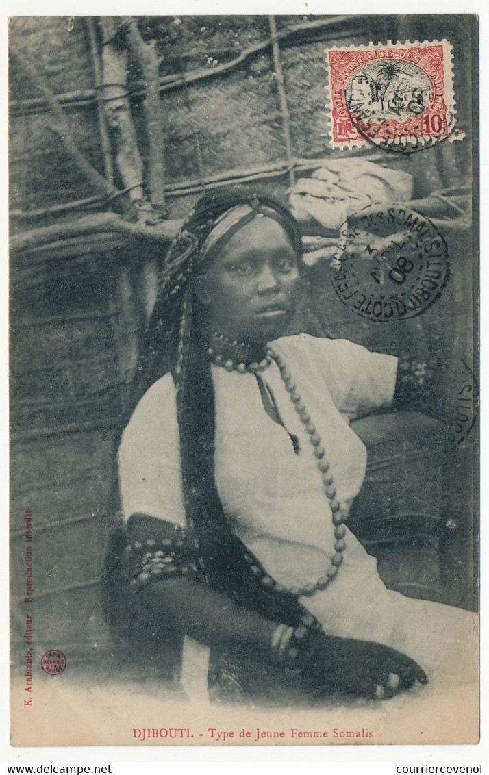 CPA - DJIBOUTI - Type De Jeune Femme Somalis - Dschibuti