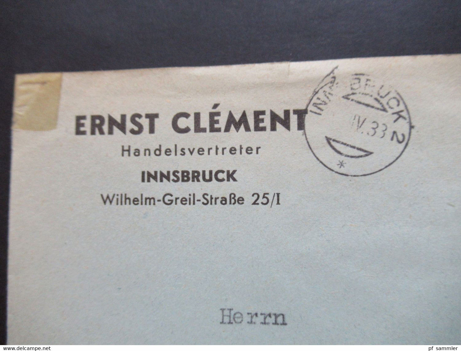 Österreich / Ostmark 6.4.1933 Kleiner Maschinenwerbestempel Innsbruck 2 Am 10. April Dem Führer Dein Ja - Covers & Documents