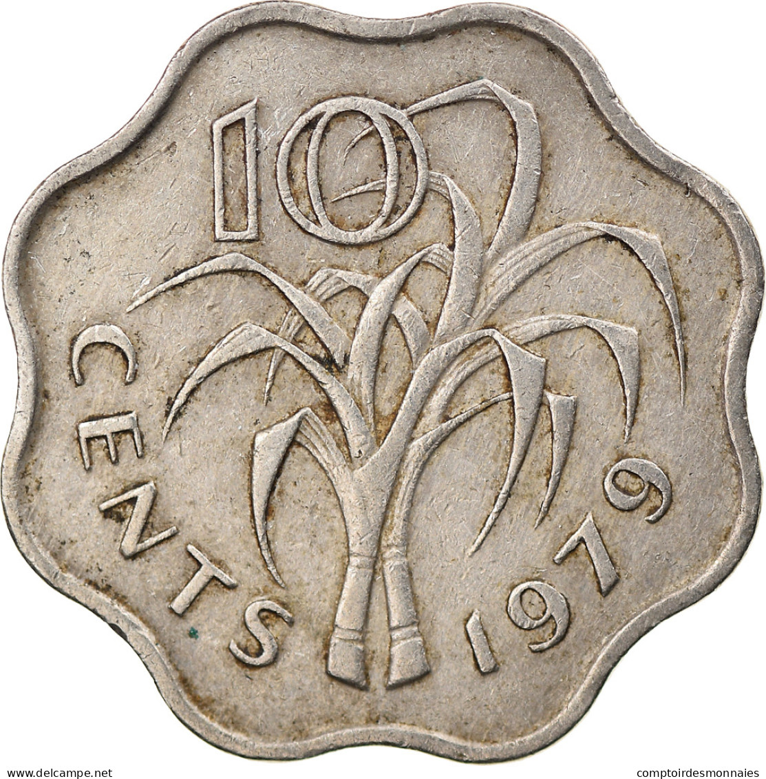 Monnaie, Swaziland, Sobhuza II, 10 Cents, 1979, British Royal Mint, TTB - Swaziland