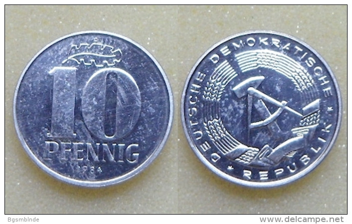 DDR 10 Pfennig 1984 - 10 Pfennig