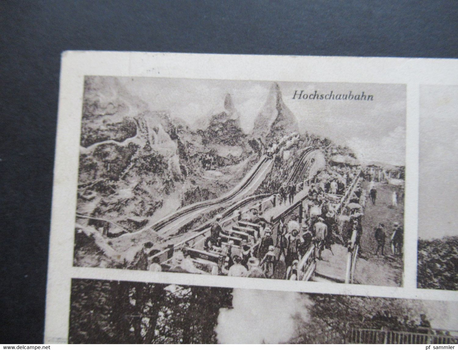 Österreich 1928 Mehrbild AK Wien, Prater, Liliputbahn, Hochschaubahn Und Riesenrad Wiener Kunstverlag E. Schreier - Prater