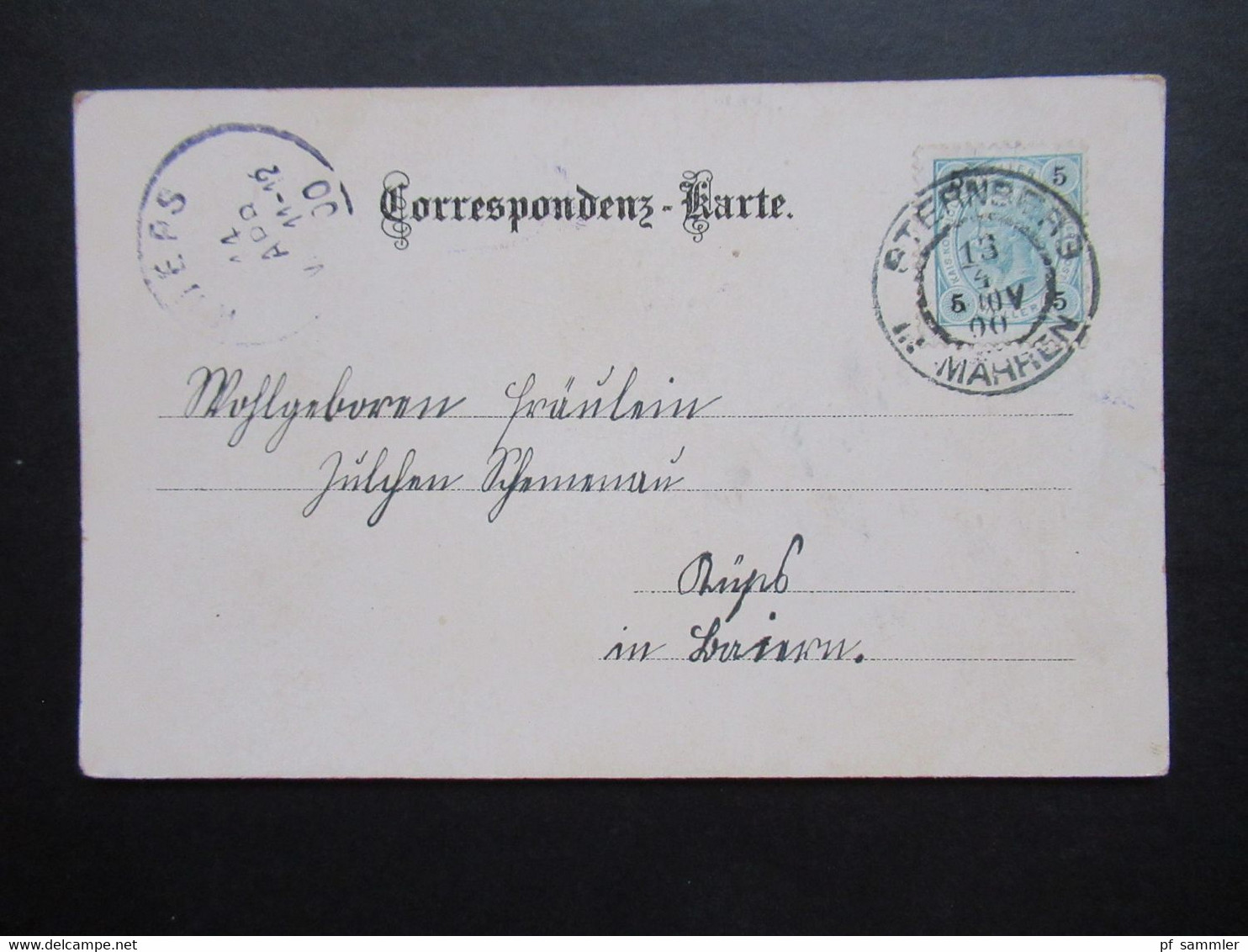 Österreich 1900 AK / Künstler AK Stempel Sternberg In Mähren Nach Küps In Bayern Verlag A. Sockl Vienne I. - Lettres & Documents