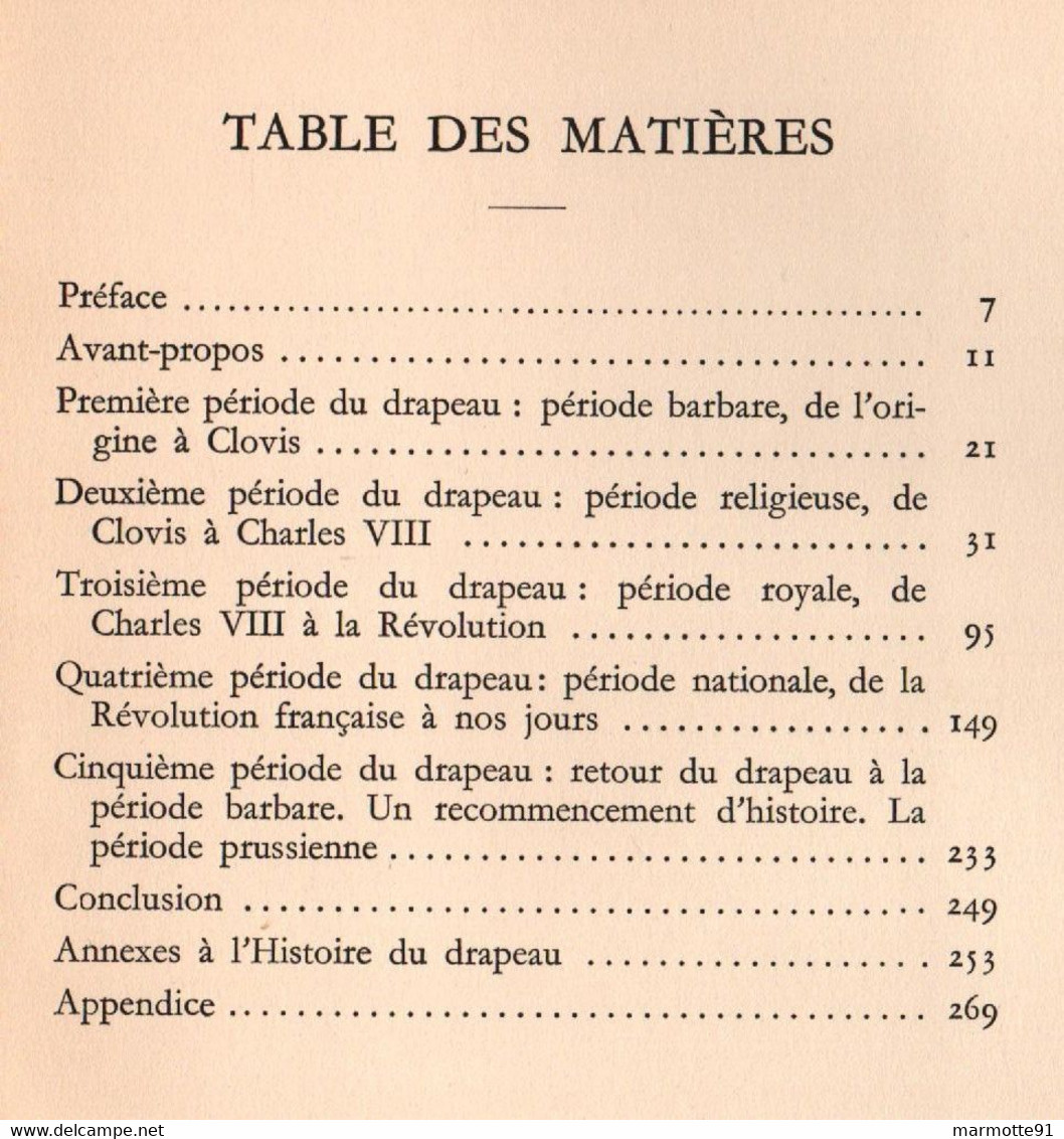 HISTOIRE DU DRAPEAU FRANCAIS  PAR DOCTEUR Ch. HACKS ET GENERAL LINARES  1934 - Andere & Zonder Classificatie