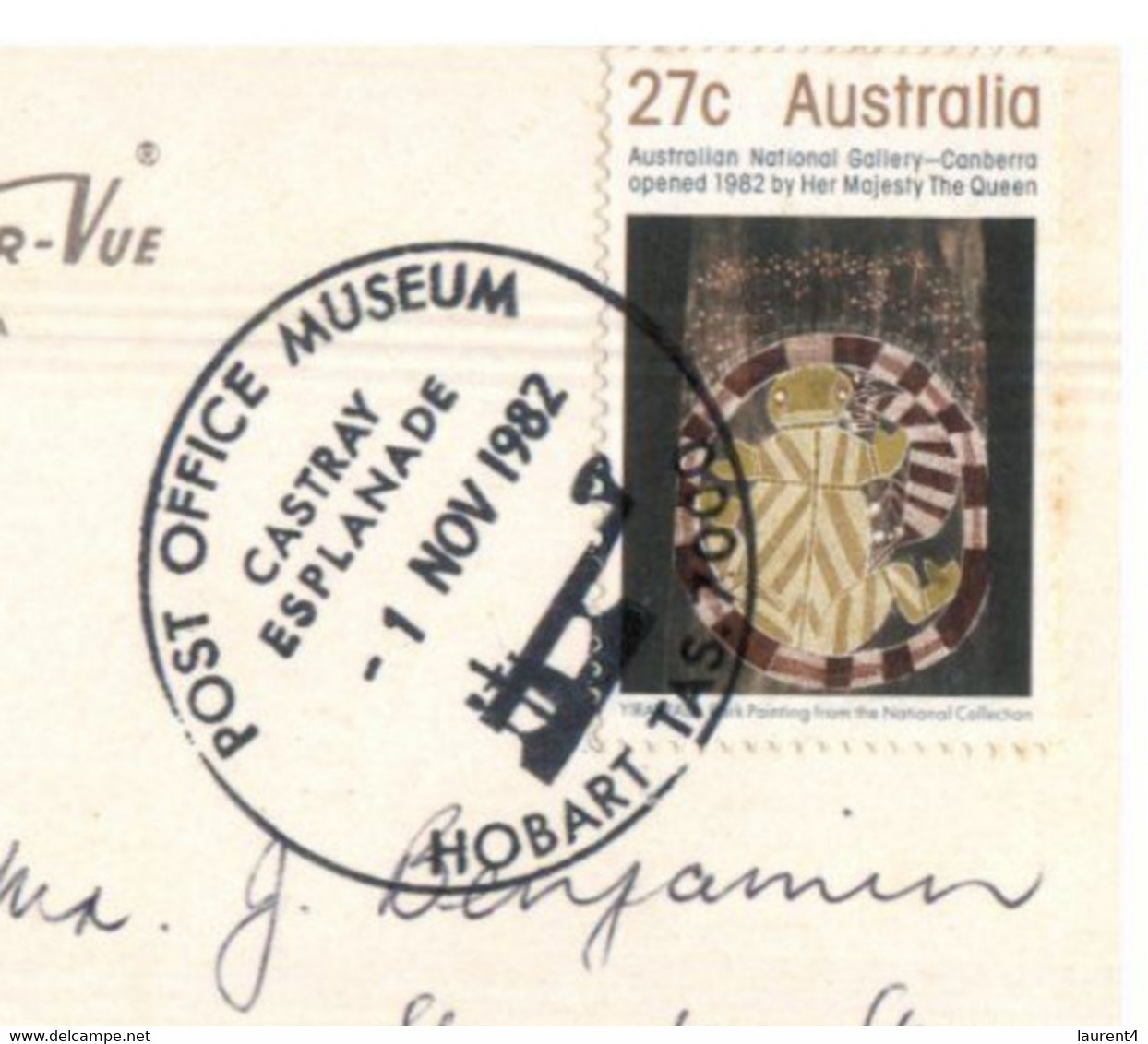 (HH 13) Australia - TAS - From Hobart With Love (with Stamp And Special Postmark) - Hobart