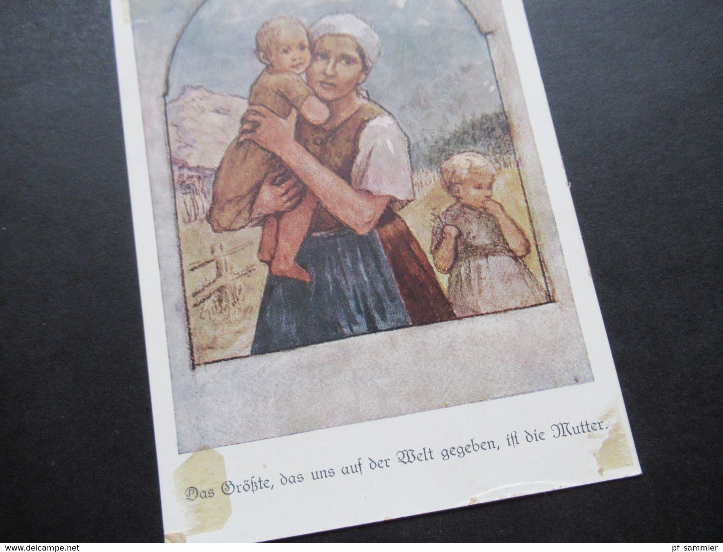 Österreich 1935 Künstler AK Das Größte, Das Uns Auf Der Welt Gegeben,ist Die Mutter SST Muttertagsfeier Mutterschutzwerk - Briefe U. Dokumente