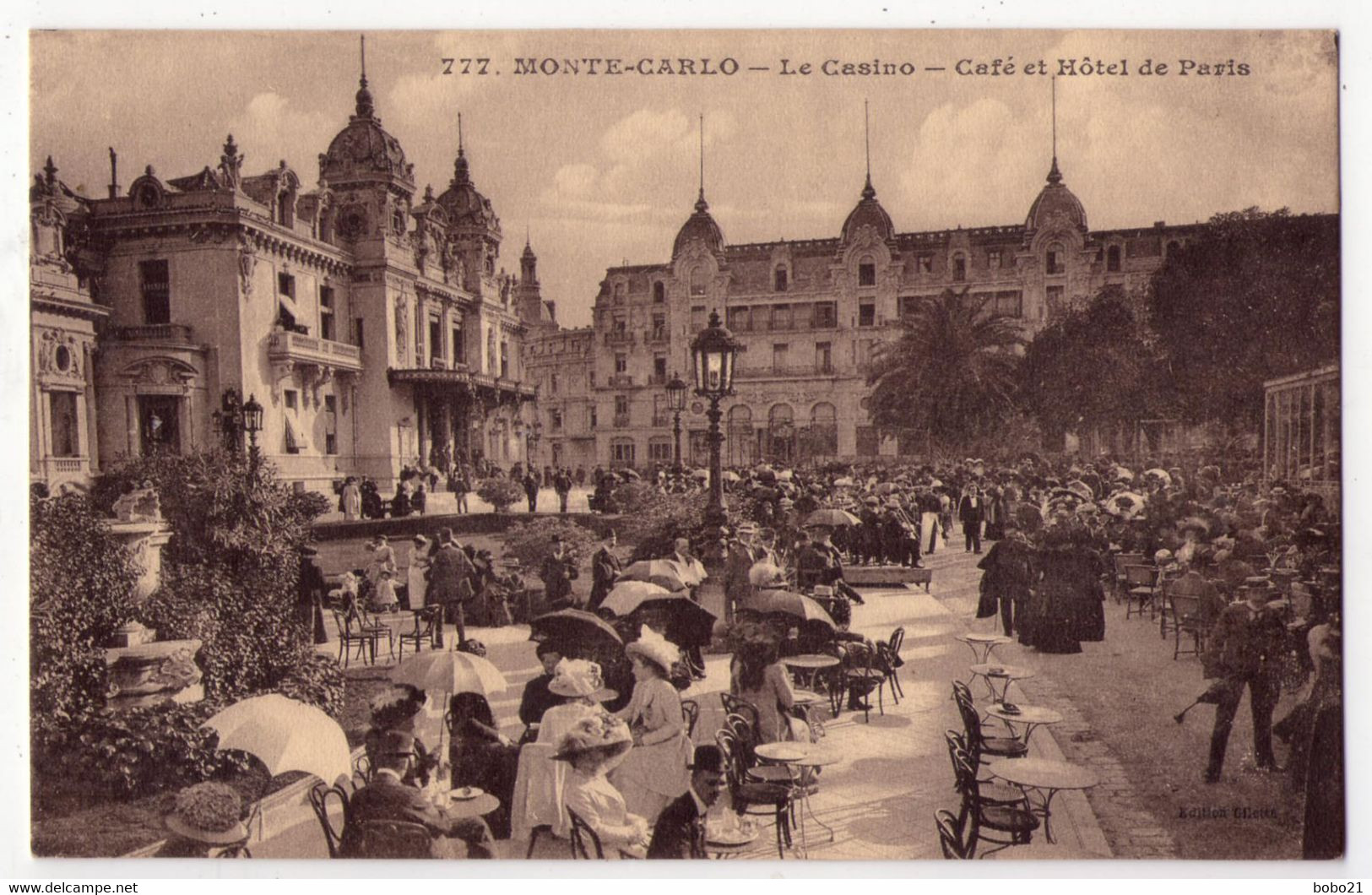 8306 - Monaco - Monte-Carlo - Le Casino ( Café Et Hôtel De Paris ) -n°777 - Giletta éd. - - Monte-Carlo