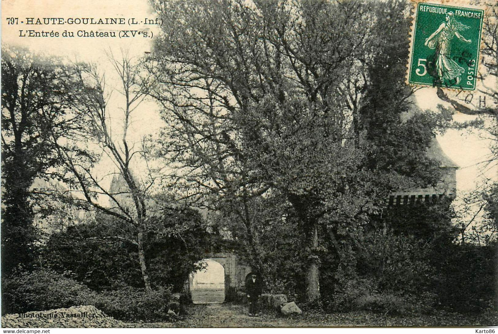 Haute Goulaine * Entrée Du Château - Haute-Goulaine