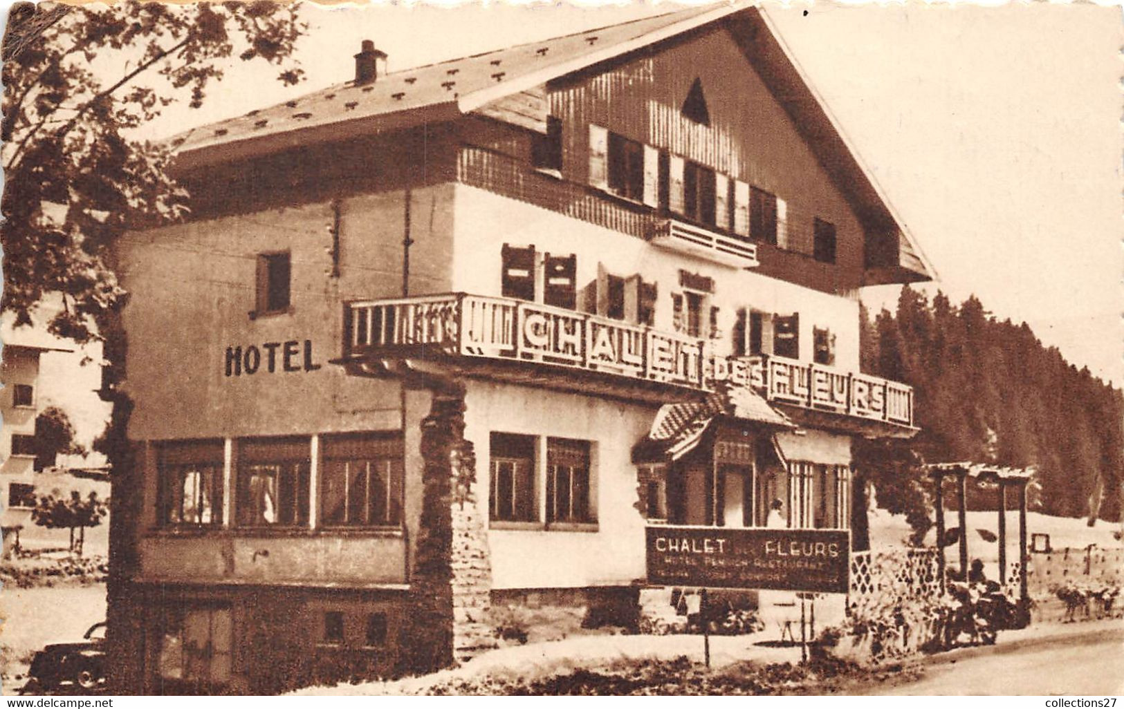 74-MEGEVE- HÔTEL CHALET DES FLEURS ROUTE DE SALLANCHES - Megève