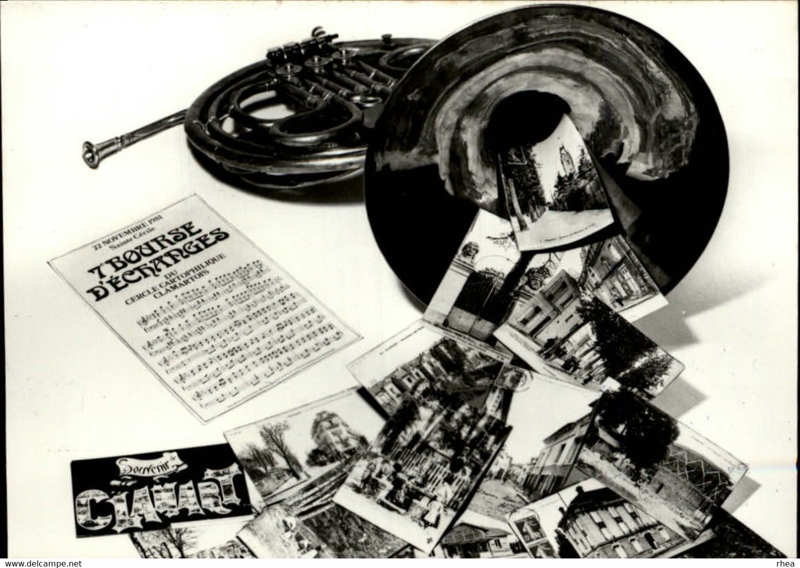 SALONS DE COLLECTIONS - Bourse D'échanges - Salon De Cartes Postales - Clarmart - Dessin De Babigeon - 1981 - Bourses & Salons De Collections