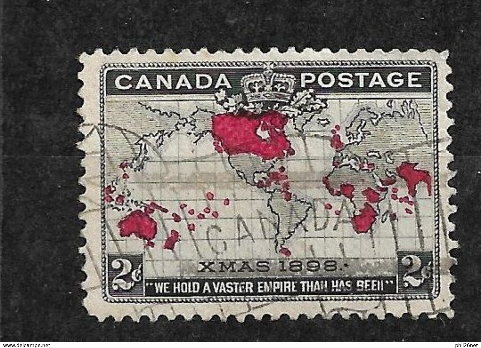 Canada     N°  73 Variété Sans Le Bleu     Oblitéré B/TB    Voir Scans       - Used Stamps