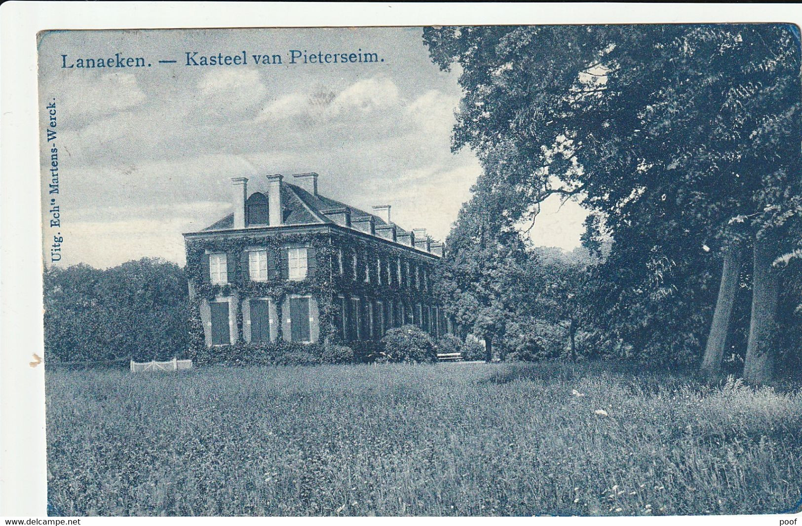 Lanaeken / Lanaken : Kasteel Van Pietersheim  --- 1913 - Lanaken