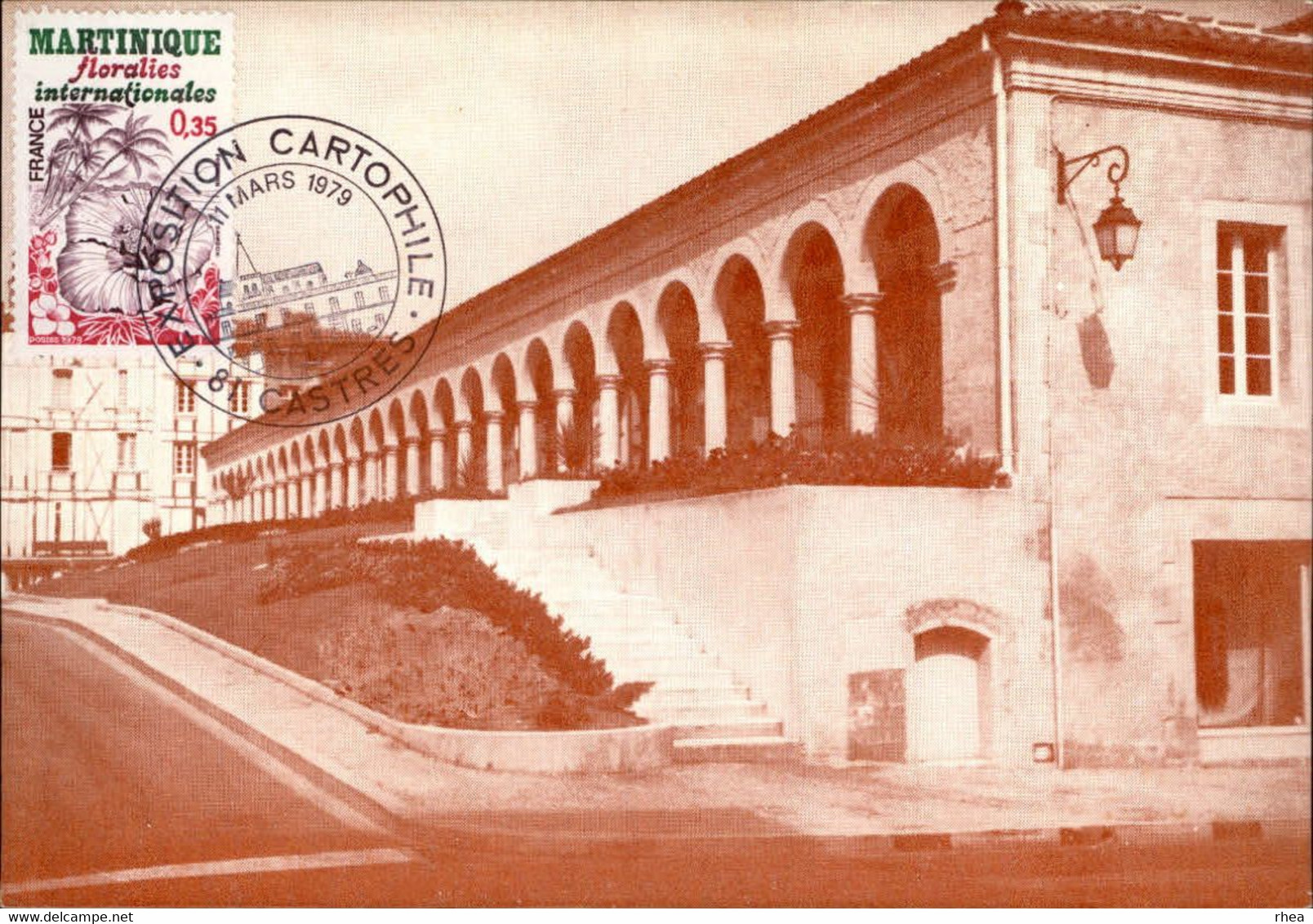 SALONS DE COLLECTIONS - 2 CARTES - Exposition Cartophile - Salon De Cartes Postales - 81 CASTRES - 1979 - Bourses & Salons De Collections