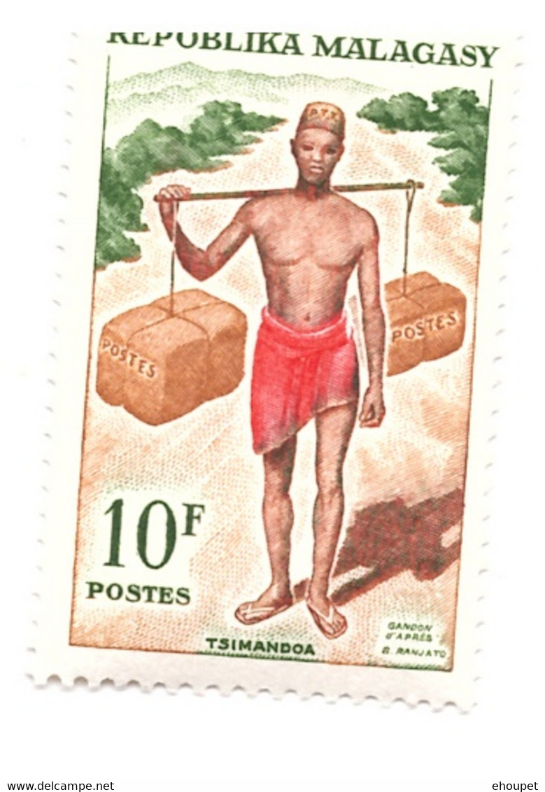 1965 N° 412 TRANSPORTS TSIMANDOA - Madagaskar (1960-...)