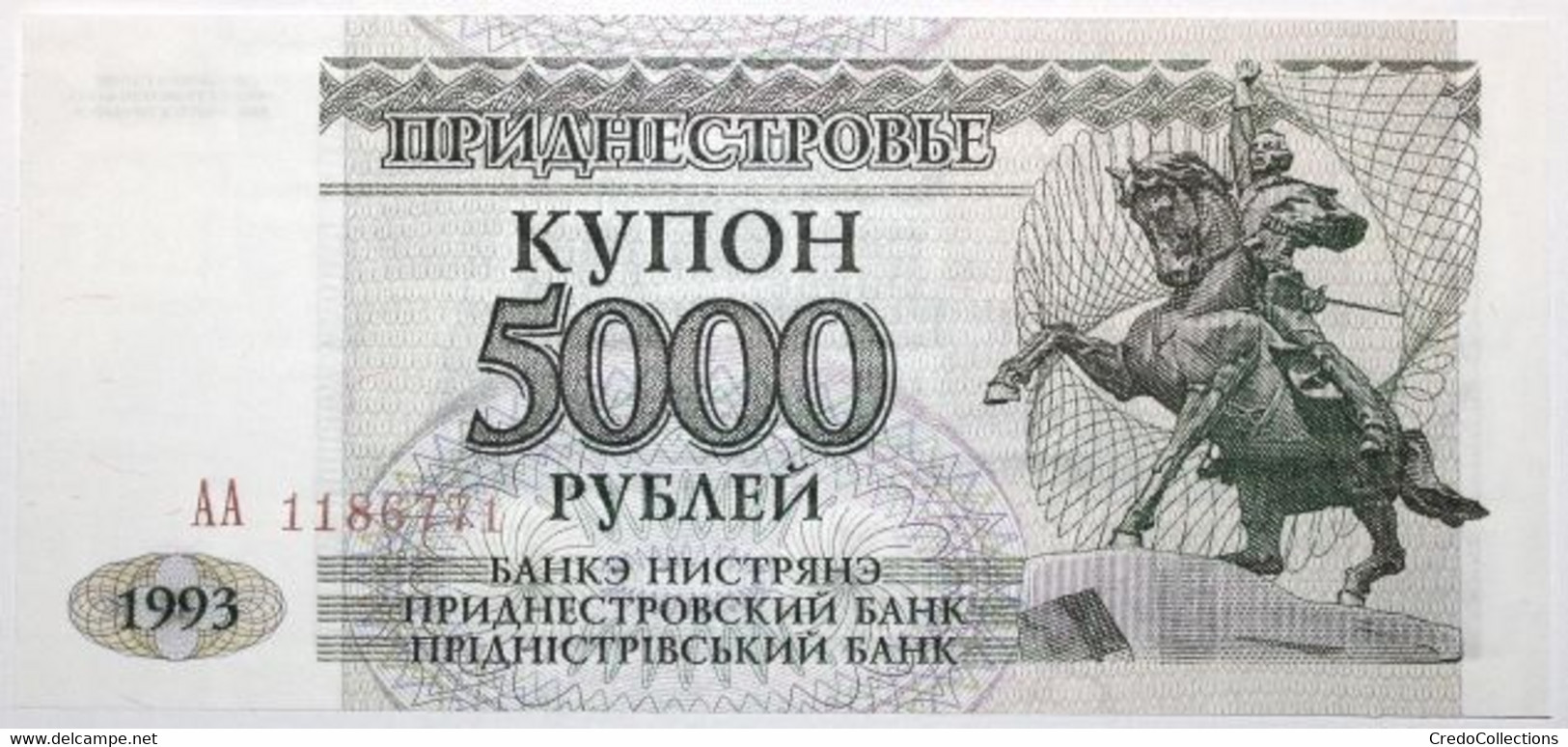 Transnistrie - 5000 Roubles - 1993 - PICK 24 - NEUF - Other - Europe