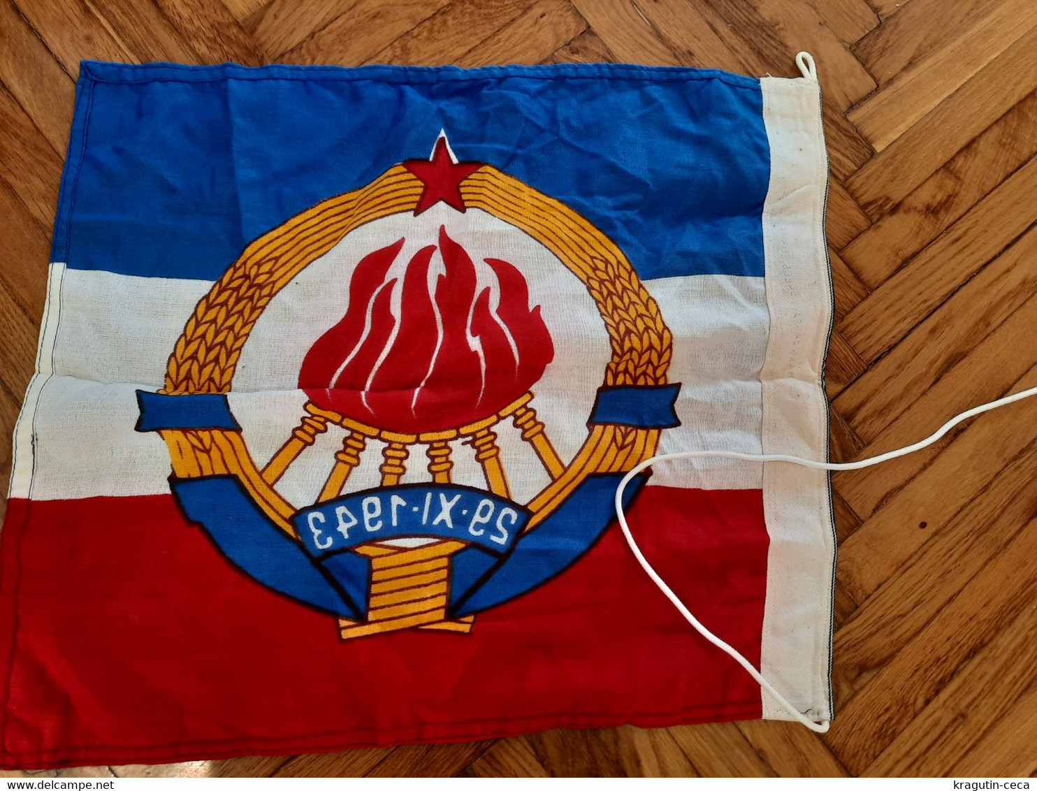 YUGOSLAVIA JNA JRM ARMY NAVY Flag President Federal Assembly NAVAL MARINE FLAGGE - Flags