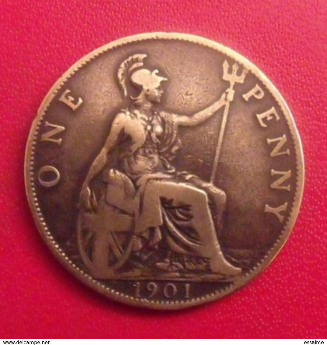 Grande-Bretagne. 1 One Penny 1901. Victoria - 20 Pence