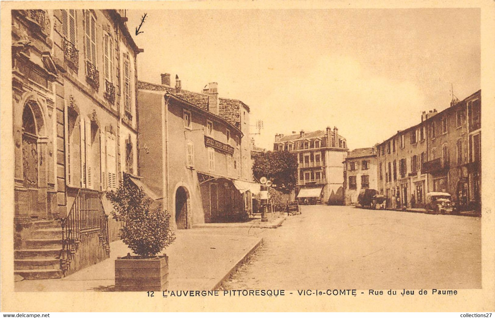 63-VIC-LE-COMTE- RUE DU JEU DE PAUME - Vic Le Comte