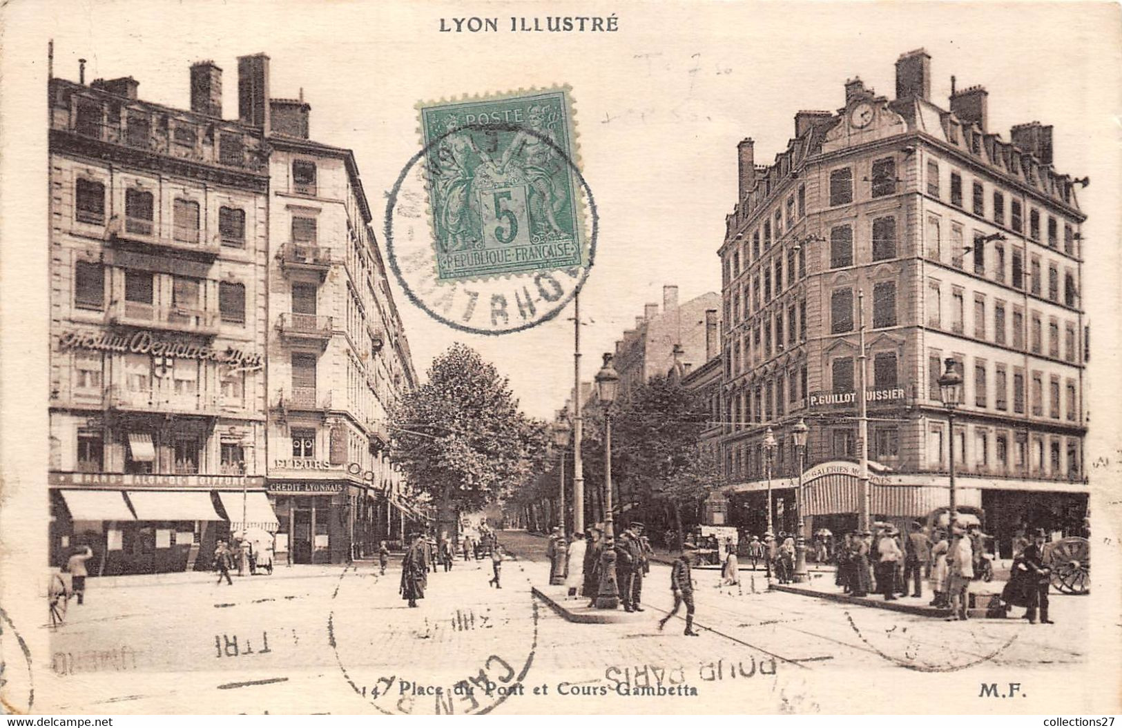 69-LYON- PLACE DU PONT ET COURS GAMBETTA - Lyon 3