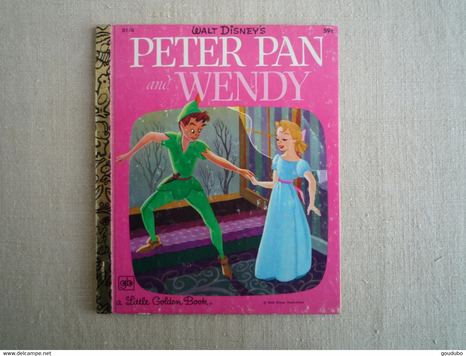 Walt Disney's Peter Pan And Wendy Golden Book 1978 Annie North Bedford Eyvind Earle. - Sonstige & Ohne Zuordnung