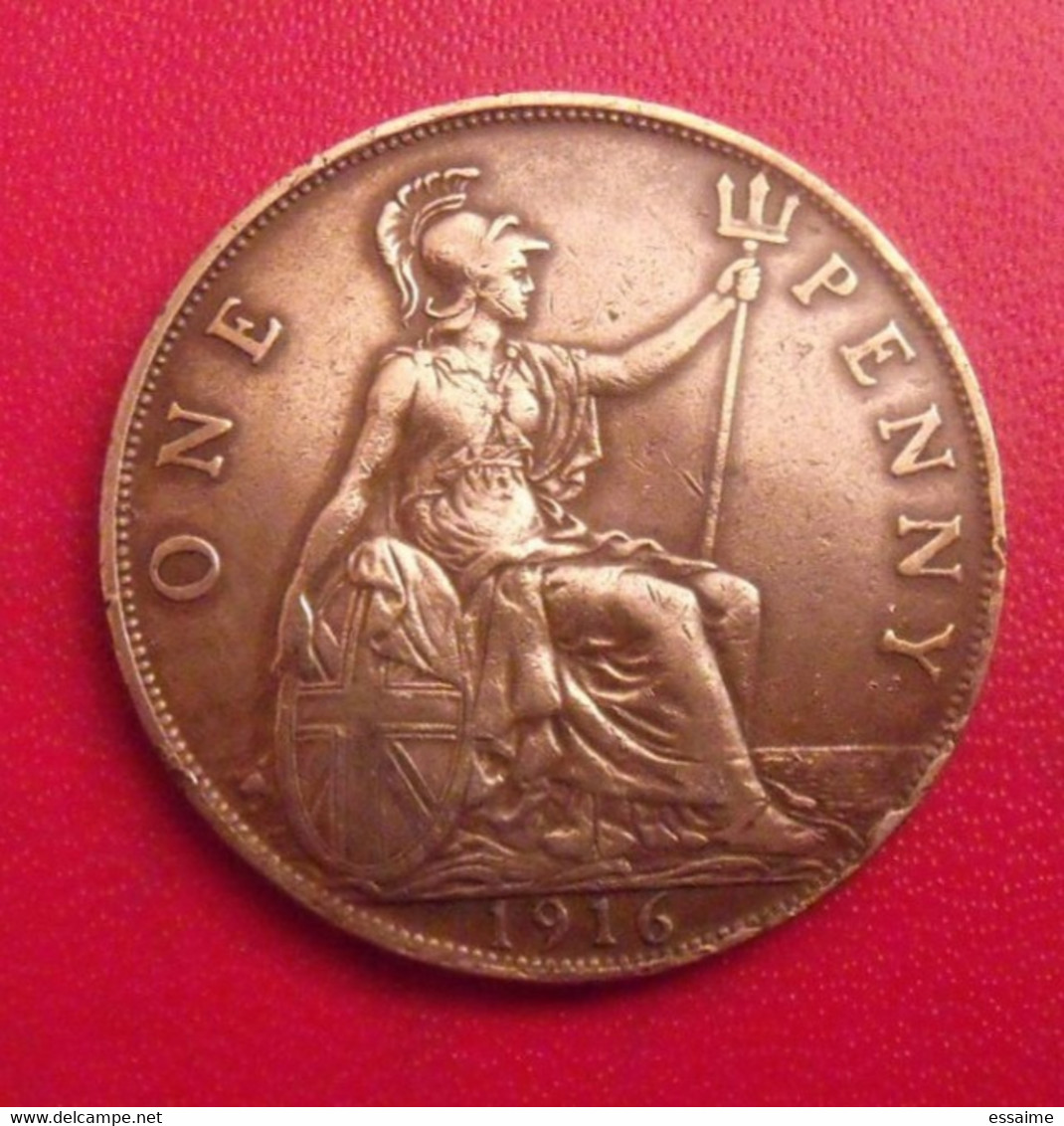 Grande-Bretagne. 1 One Penny 1916. Georges V - Otros & Sin Clasificación