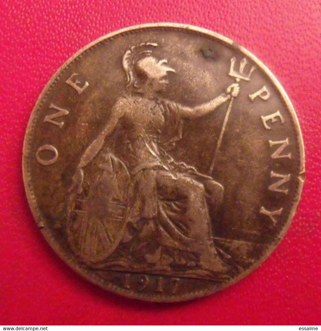 Grande-Bretagne. 1 One Penny 1917. Georges V - Autres & Non Classés