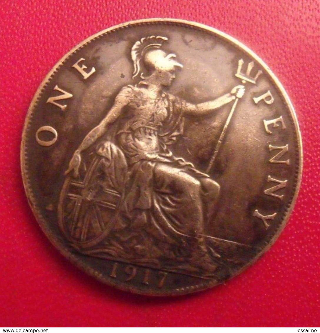 Grande-Bretagne. 1 One Penny 1917. Georges V - Otros & Sin Clasificación