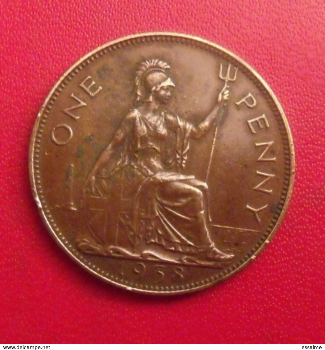 Grande-Bretagne. 1 One Penny 1938. Georges VI - Autres & Non Classés