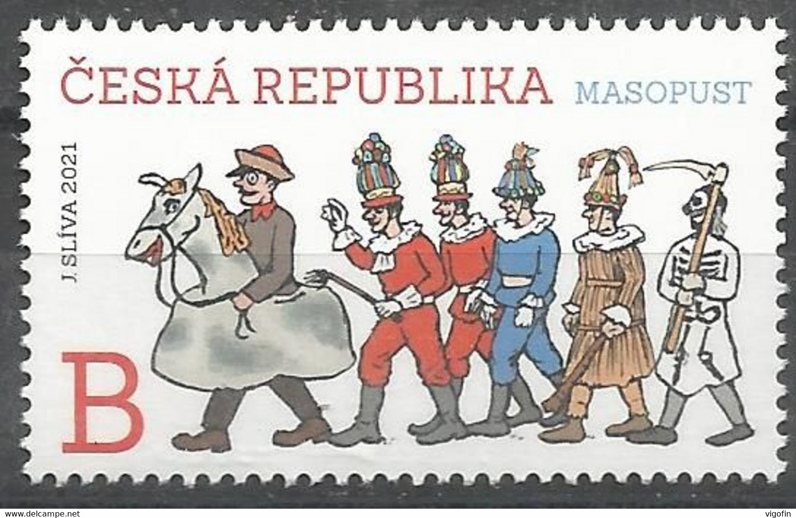 CZ 2021-1106 CARNIVAL, CZECH, 1v, MNH - Neufs