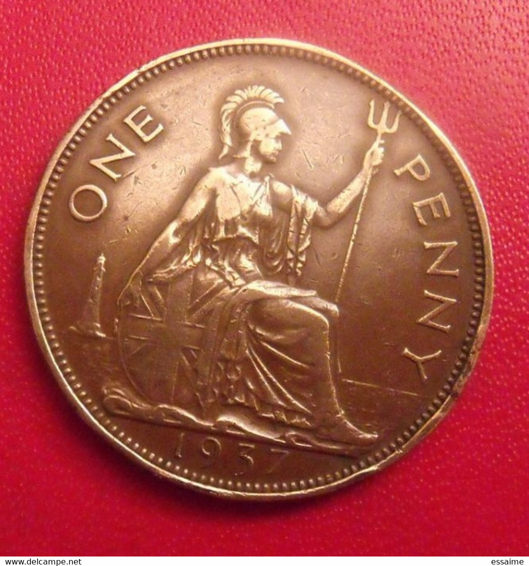Grande-Bretagne. 1 One Penny 1937. Georges VI - Sonstige & Ohne Zuordnung