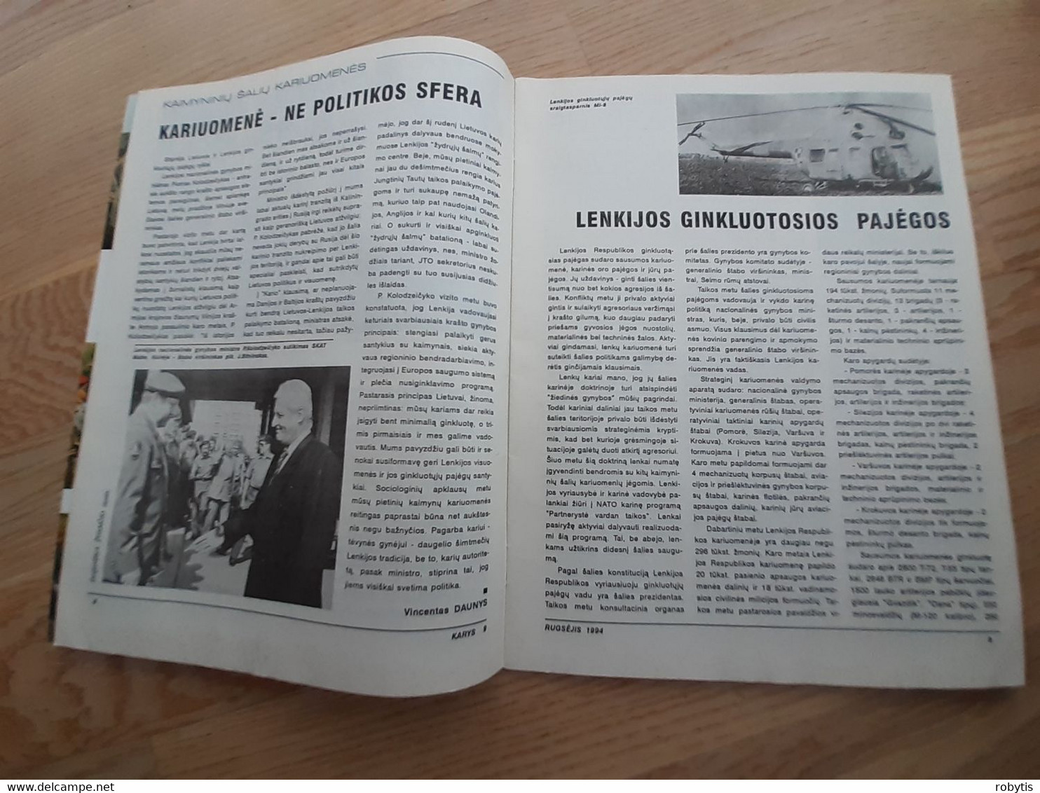 Lithuania Litauen  Magazine Warior 1994 - Autres & Non Classés