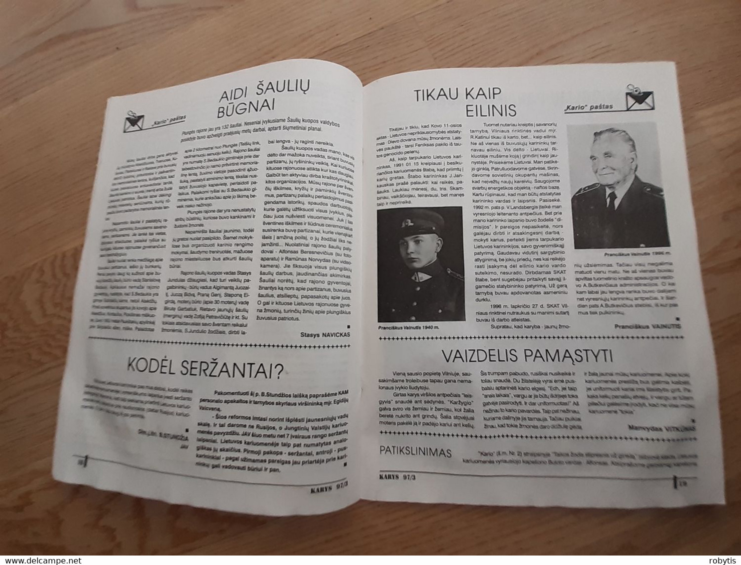 Lithuania Litauen  Magazine Warior 1997 - Other & Unclassified