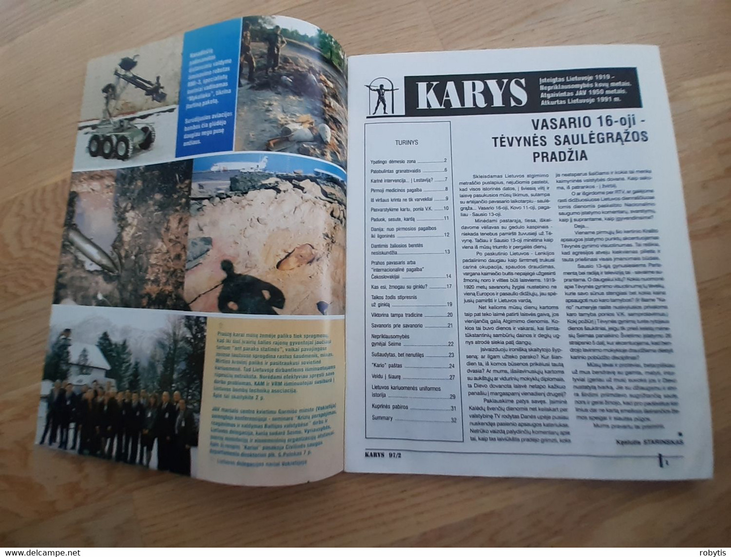 Lithuania Litauen  Magazine Warior 1997 - Altri & Non Classificati
