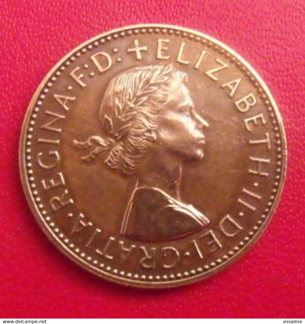 Grande-Bretagne. 1/2 Half Penny 1957. Elizabeth II - Autres & Non Classés