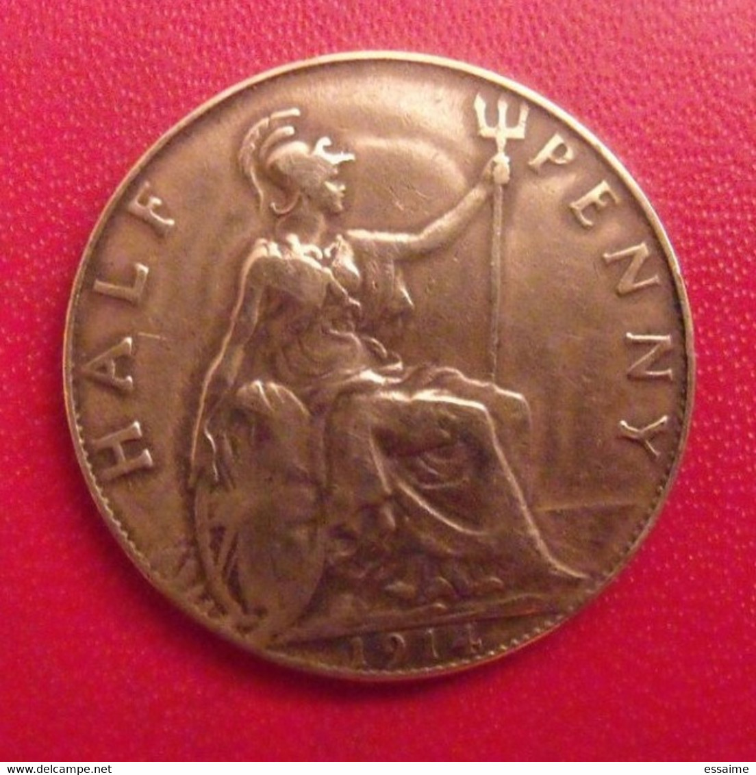 Grande-Bretagne. 1/2 Half Penny 1914. Georges V - Andere & Zonder Classificatie