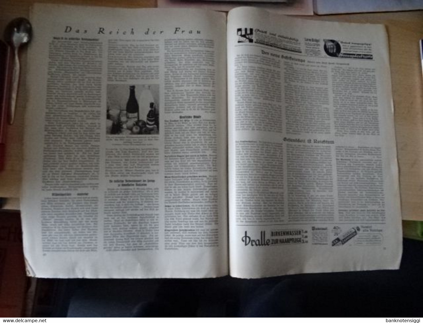 Zeitung."Sonne ins Haus "Heft 16. Jahrgang 1939