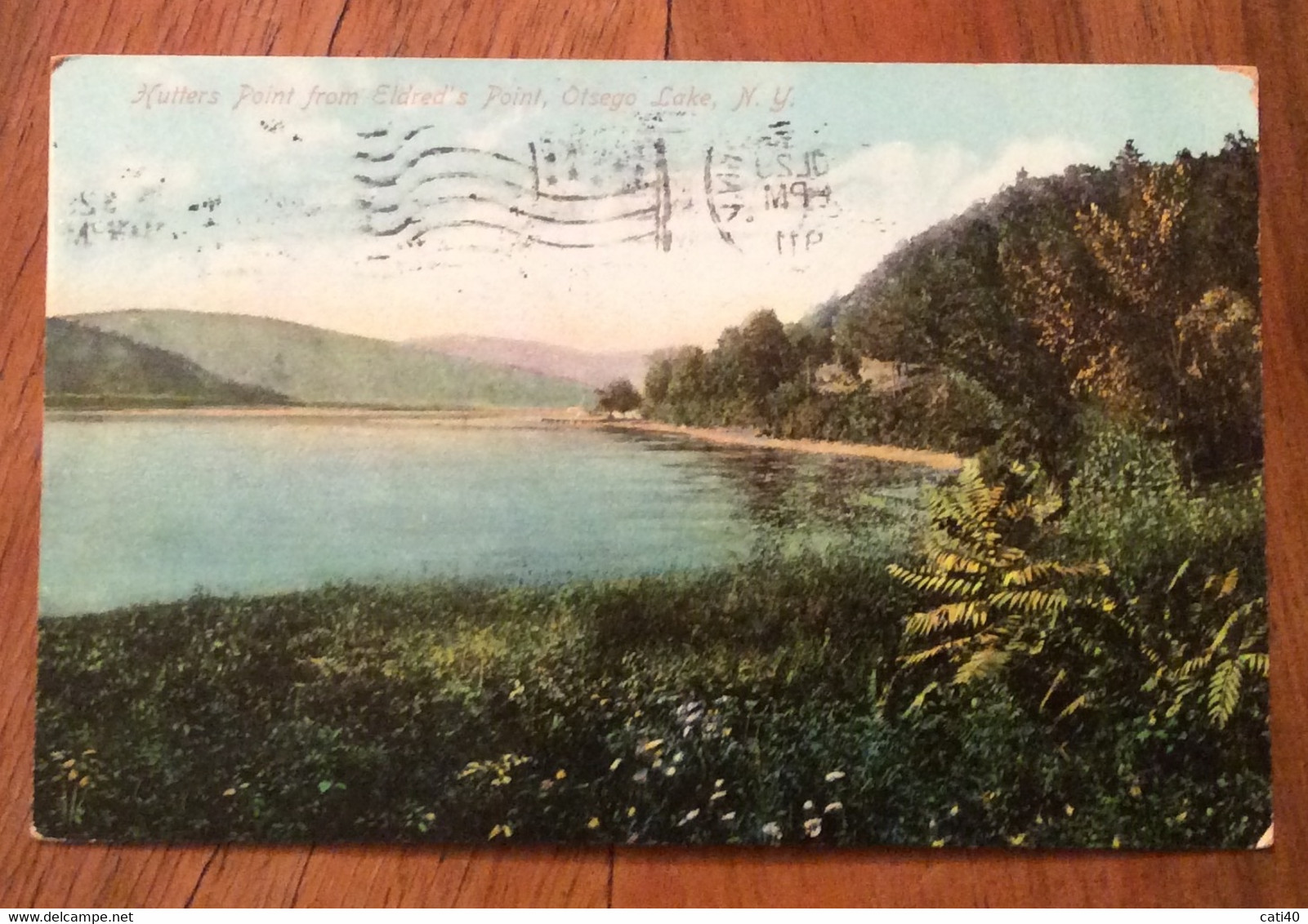 USA - COOPERSTOWN 29/6/1911 - HUTTERS POINT FROM ELDRED'S POINT , OTSEGO LAKE .- - Springfield – Missouri