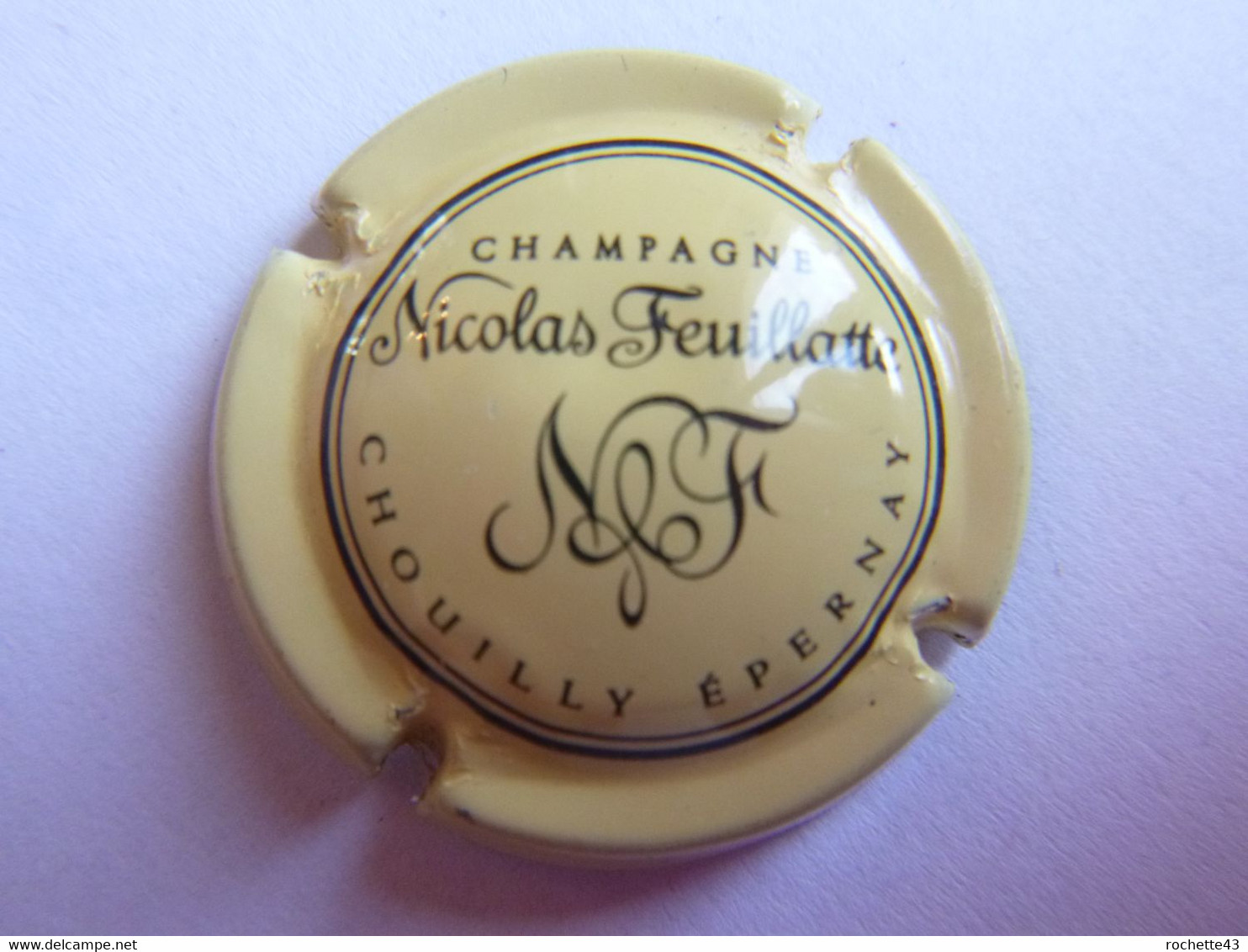 Plaque De Muselet Capsule - Champagne Nicolas Feuillatte - Chouilly Epernay - Feuillate