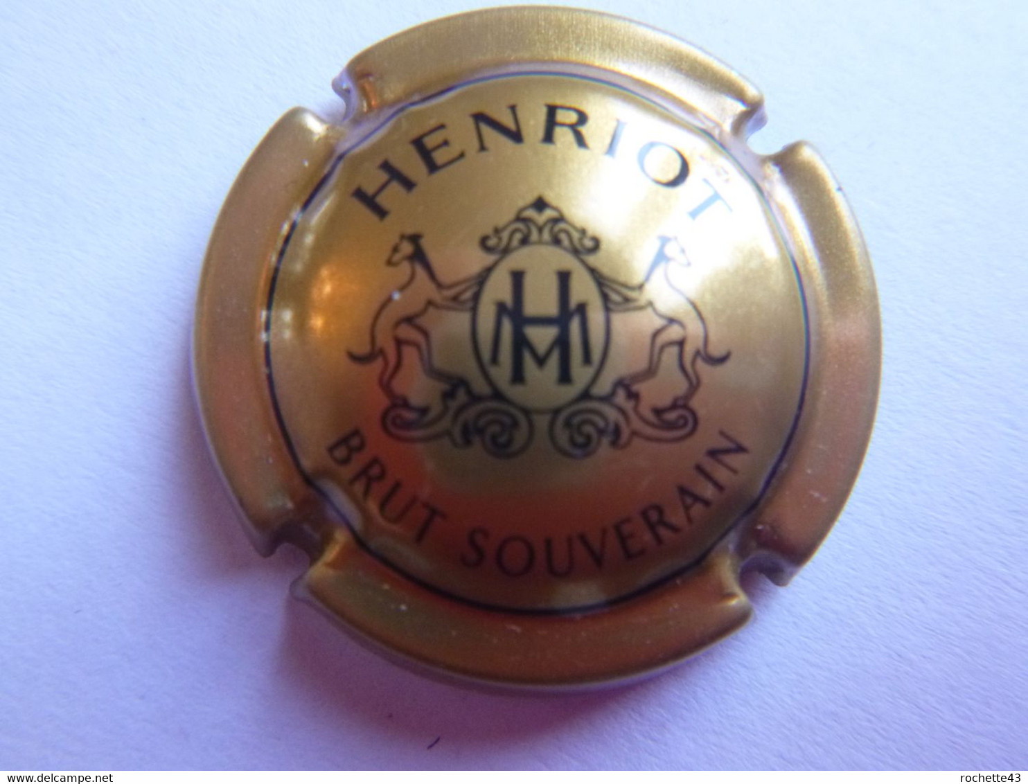 Plaque De Muselet Capsule Caps - Champagne Henriot Brut Souverain - Henriot