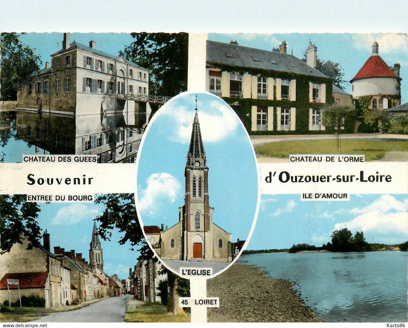 Ouzouer Sur Loire * Souvenir De La Commune * Multivues - Ouzouer Sur Loire