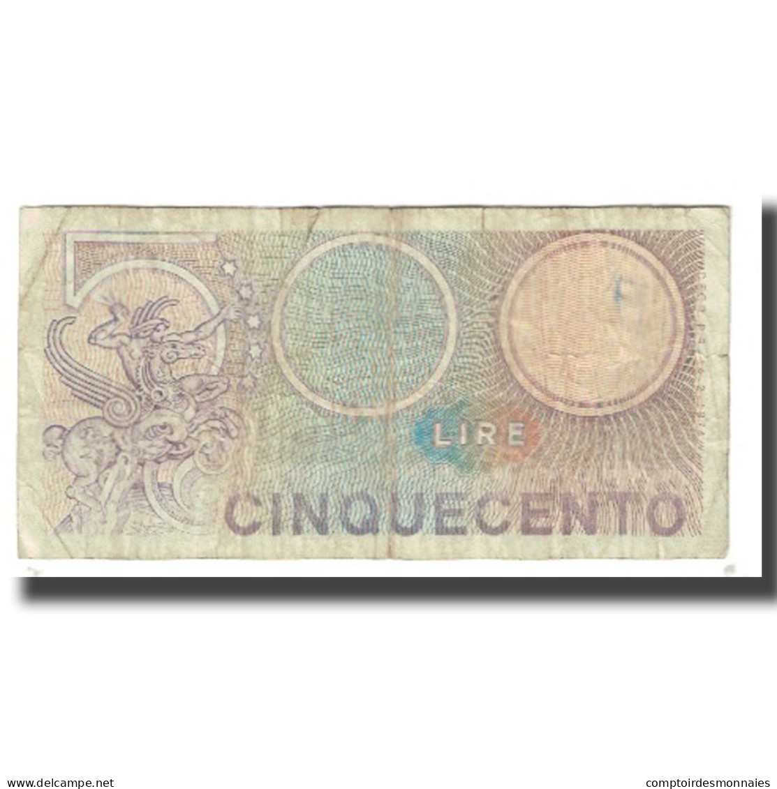 Billet, Italie, 500 Lire, KM:94, B+ - 500 Liras