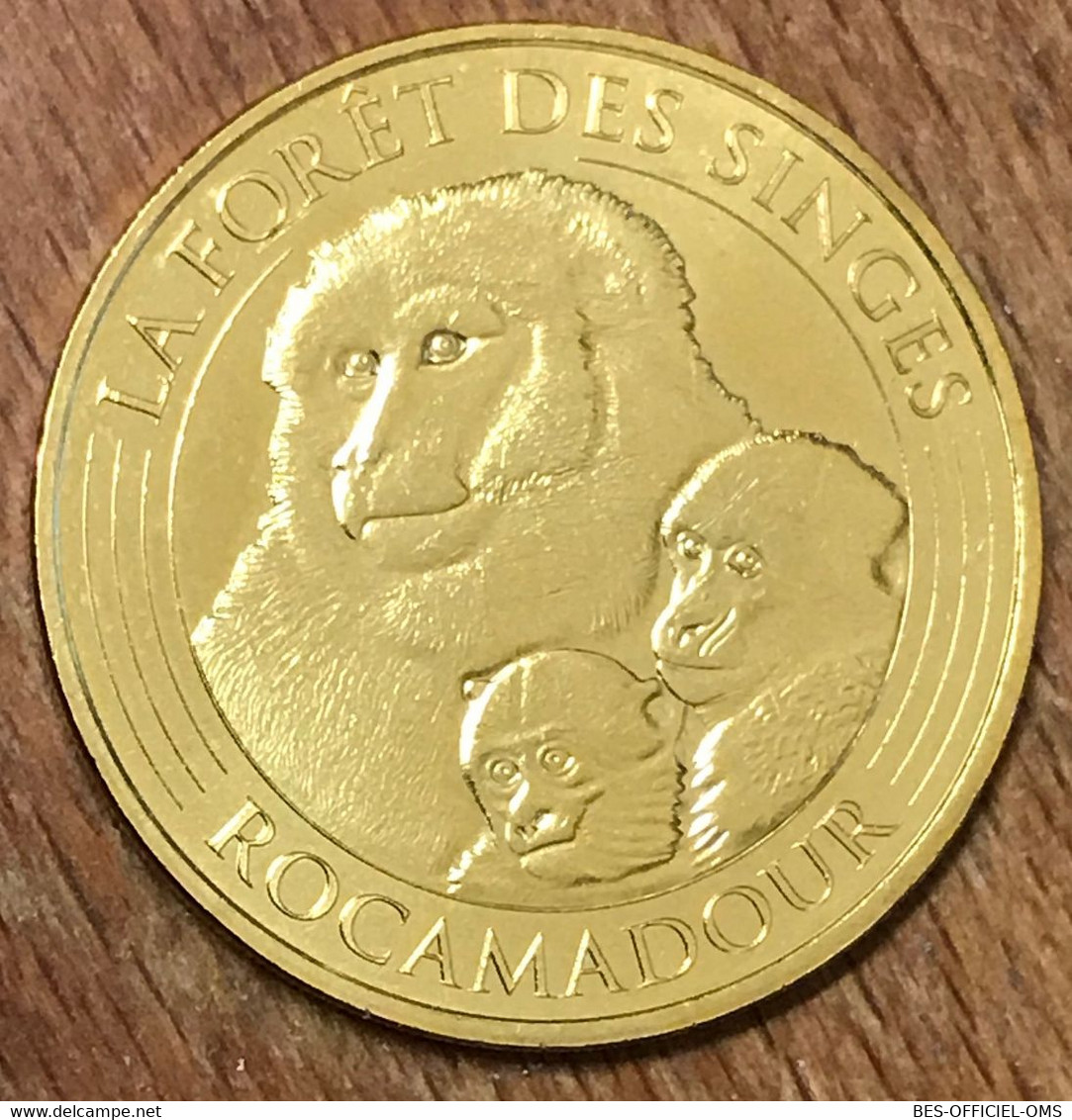 46 ROCAMADOUR LE FORÊT DES SINGES MDP 2017 MÉDAILLE MONNAIE DE PARIS JETON TOURISTIQUE TOKENS MEDALS COINS - 2017