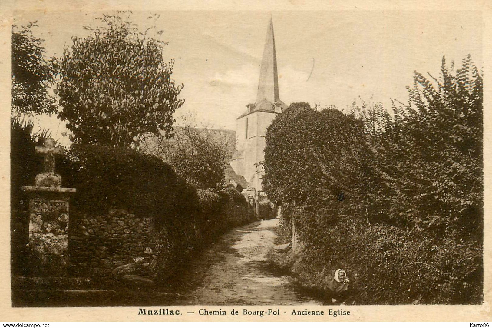 Muzillac * Chemin De Bourg Pol Et Ancienne église - Muzillac