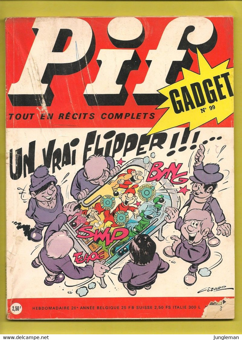 Pif Gadget N° 99 De Janv 1971 - Avec Gai-Luron, Couik, Nestor, Pifou, Léo, Horace, Teddy Ted, Rahan. Revue En BE - Pif & Hercule