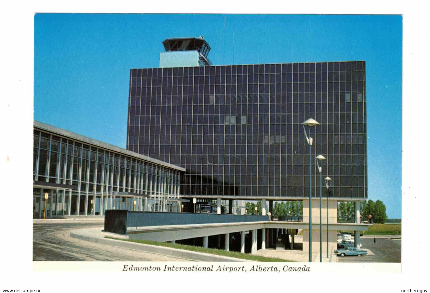 EDMONTON, Alberta, Canada, International Airport, 1950-60's 4X6 Chrome  Postcard - Edmonton