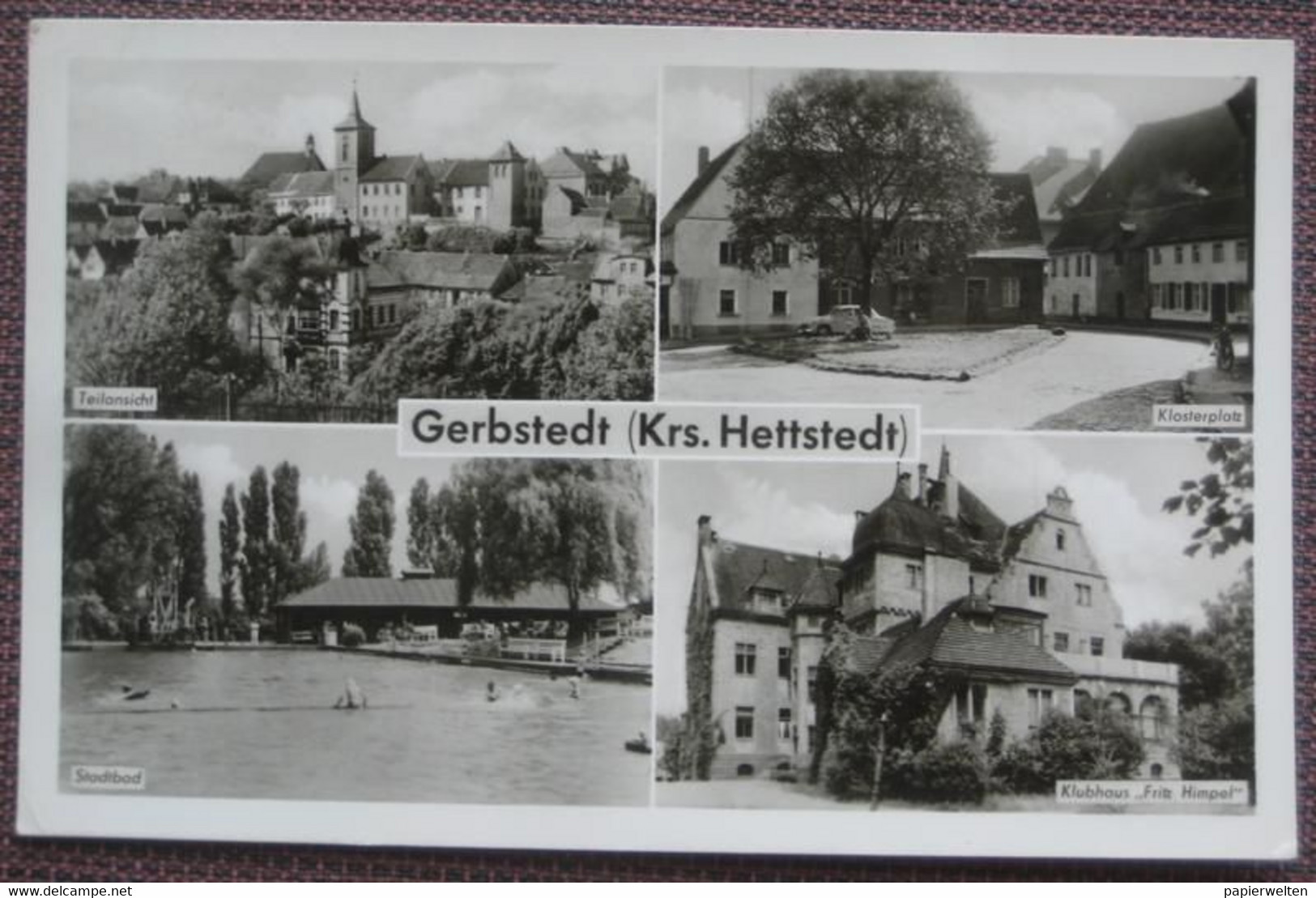 Gerbstedt (Mansfeld-Südharz) - Mehrbildkarte "Gerbstedt (Kr. Hettstedt) / Nachporto / Nachtaxiert / Nachgebühr Wien - Gerbstedt