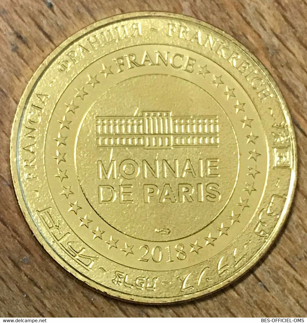 46 ROCAMADOUR ROCHER DES AIGLES CHOUETTE PERROQUET 2018 MÉDAILLE MONNAIE DE PARIS JETON TOURISTIQUE TOKENS MEDALS COINS - 2018