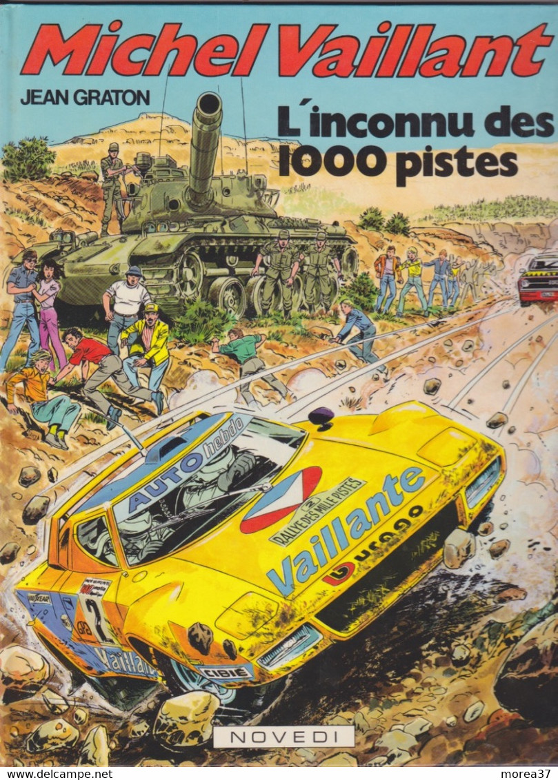 Michel VAILLANT   "L'inconnu Des 1000 Pistes "  N°37   De Jean GRATON   Editions NOVEDI - Michel Vaillant