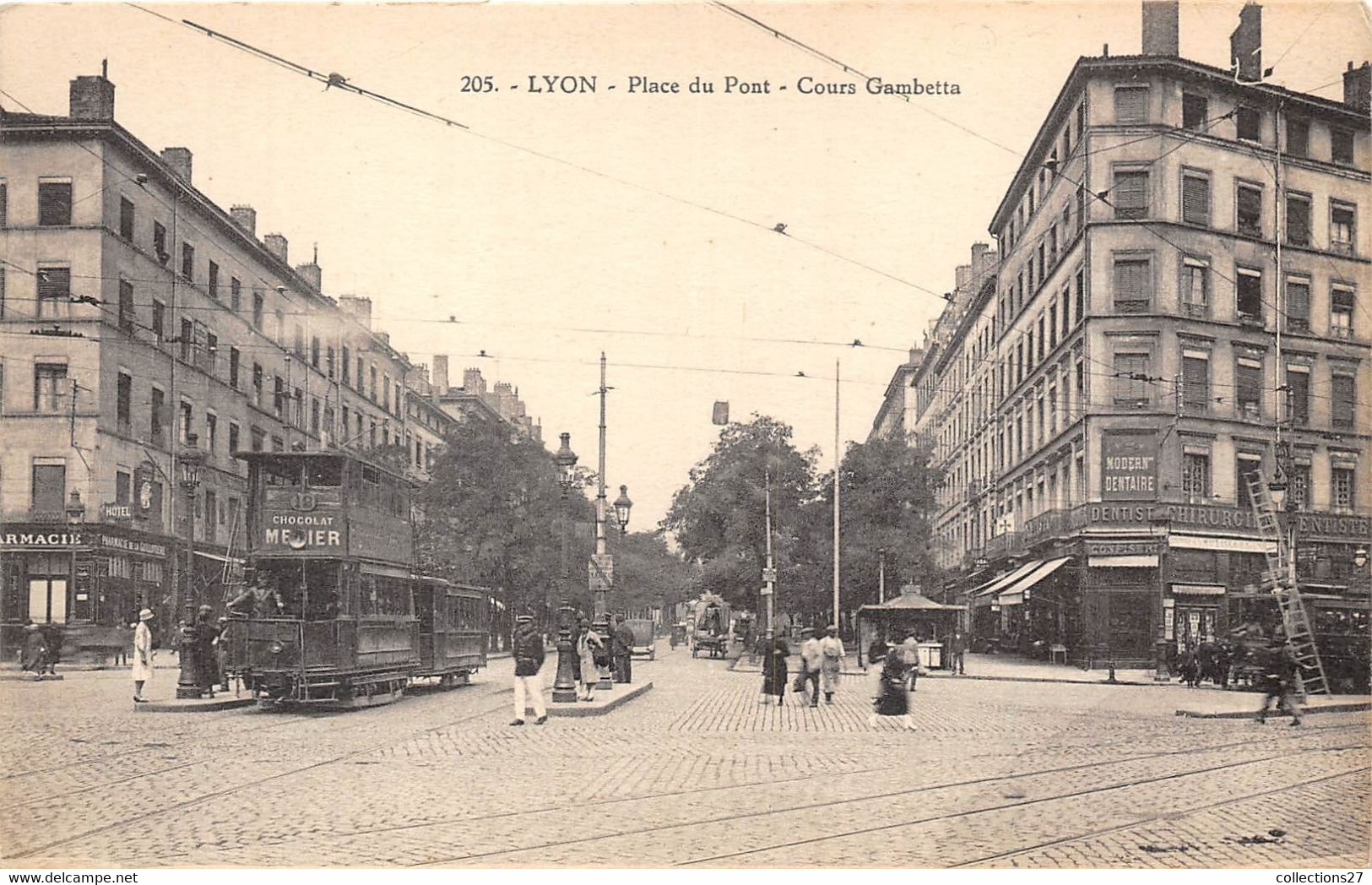 69-LYON-PLACE DU PONT - COUR GAMBETTA - Lyon 3