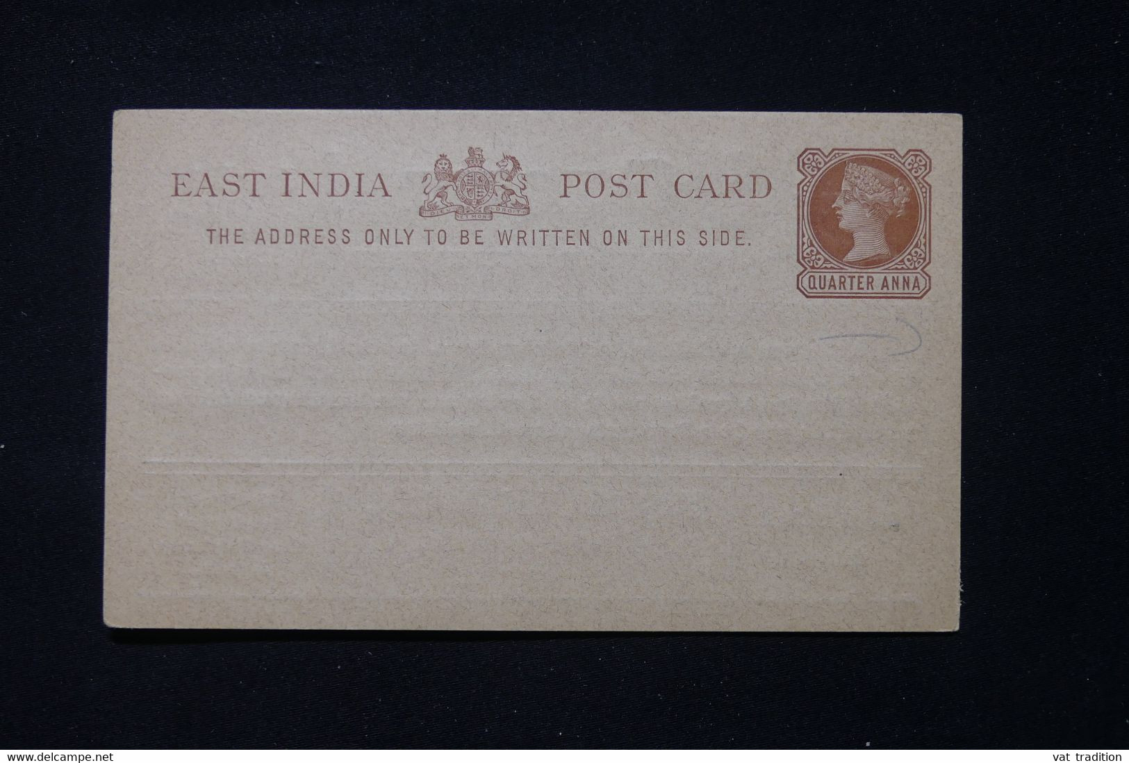 INDES ANGLAISES - Entier Postal Type Victoria Avec Repiquage Commercial Au Verso De Calcutta - L 87472 - 1882-1901 Empire